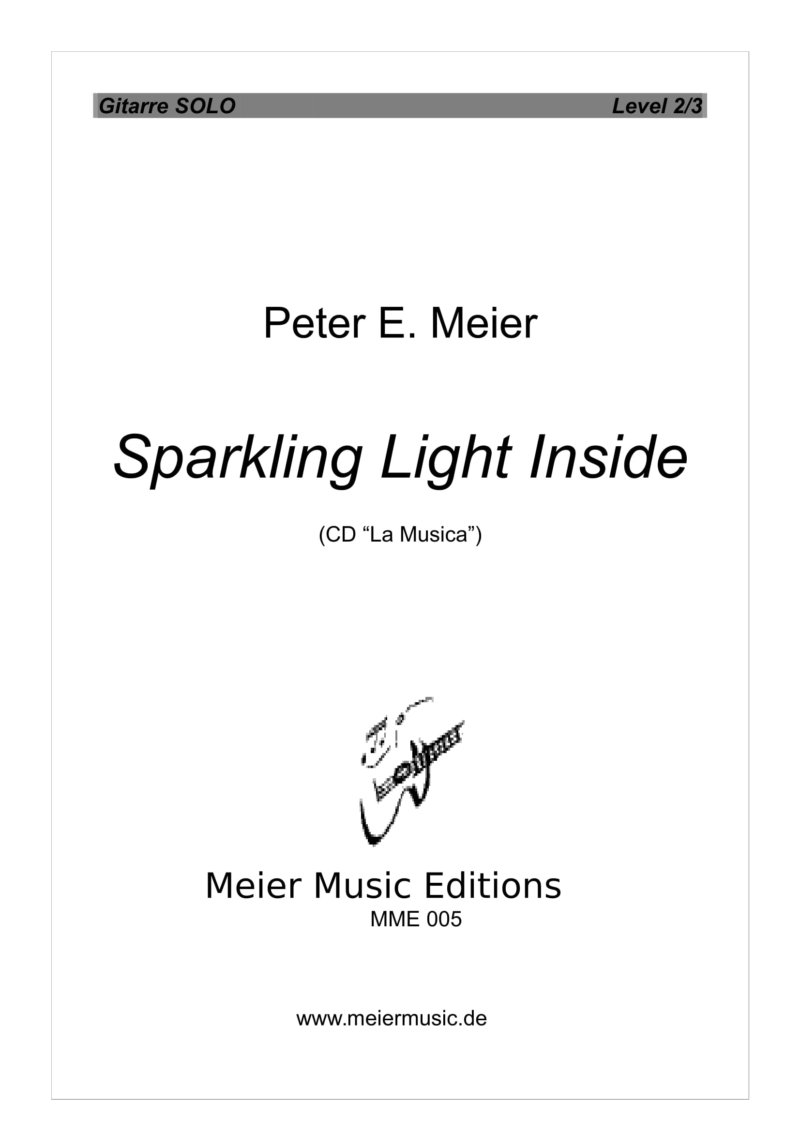 Sparkling light (Noten)